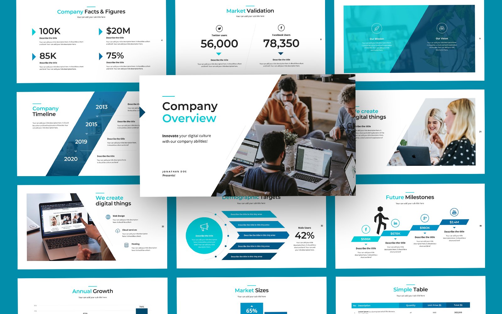 Template #301109 Business Charts Webdesign Template - Logo template Preview