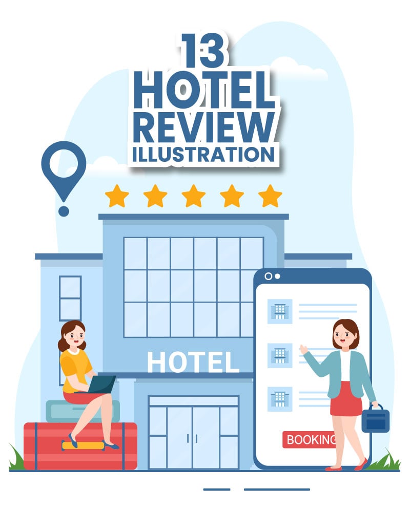 Kit Graphique #301116 Hotel Review Divers Modles Web - Logo template Preview