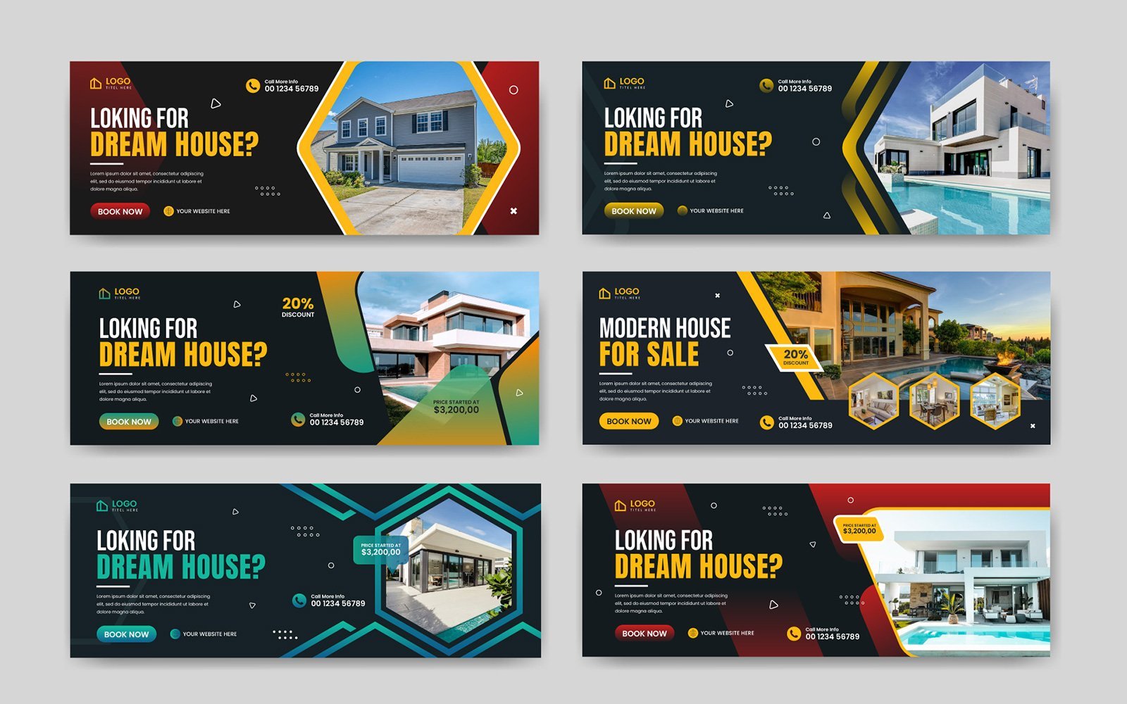 Kit Graphique #301137 Real Estate Divers Modles Web - Logo template Preview