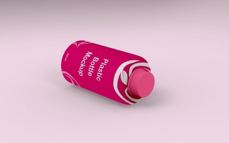 Plastic Bottle Mockup PSD Template Vol 04 Product Mockup