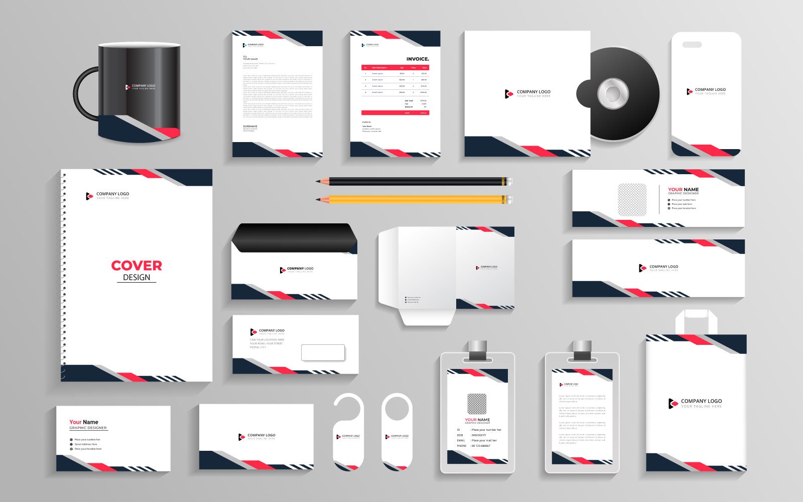 Template #301294 Identity Stationery Webdesign Template - Logo template Preview