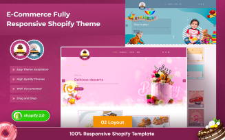 Cakenest - Kids Shop Responsive Shopify 2.0 Theme