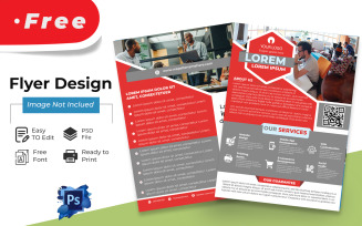 FREE Flyer design template and ready to print