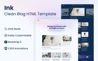 Ink - Clean Blog HTML Template