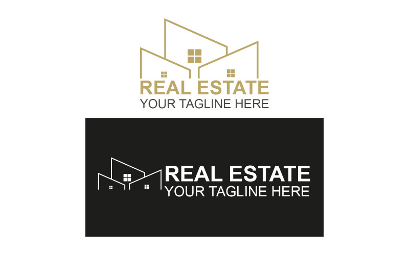Real Estate Logo - Luxurious Real Estate logo Template Logo Template