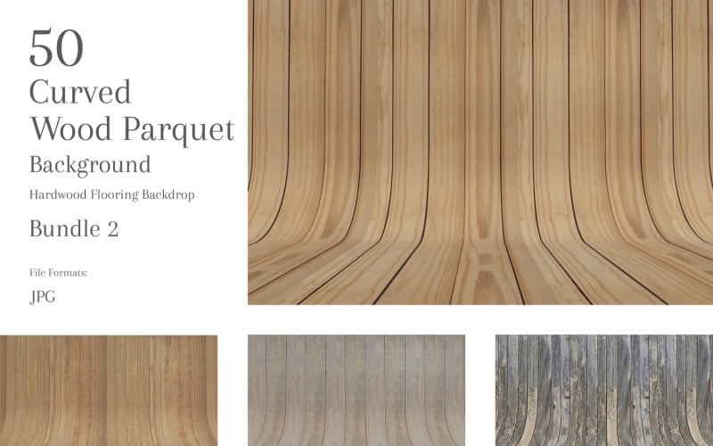 50 Curved Wood Parquet Hardwood interior background Bundle 2 Background