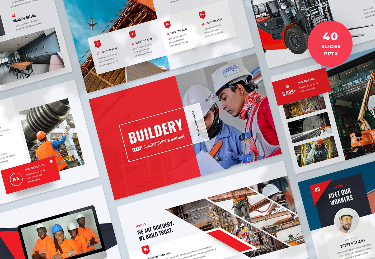 Construction and Building PowerPoint Template