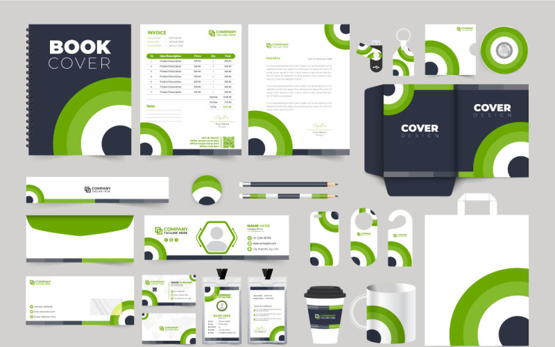 Brand identity promotion template design Corporate Identity