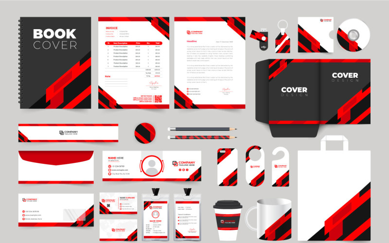 Business brand promotion template vector Corporate Identity