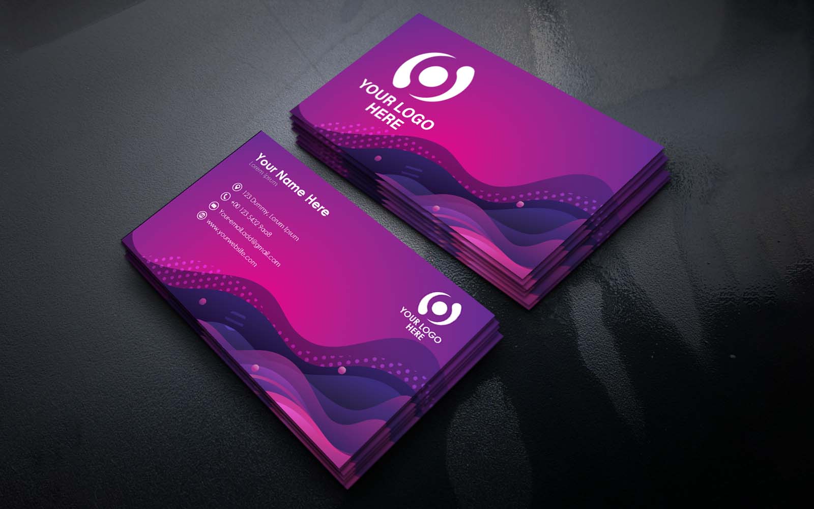 Template #301506 Business Card Webdesign Template - Logo template Preview