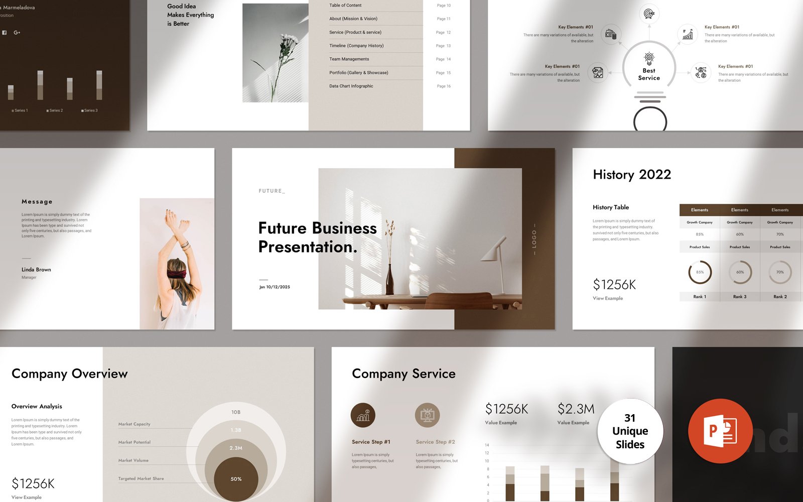 Kit Graphique #301542 Business Presentation Web Design - Logo template Preview