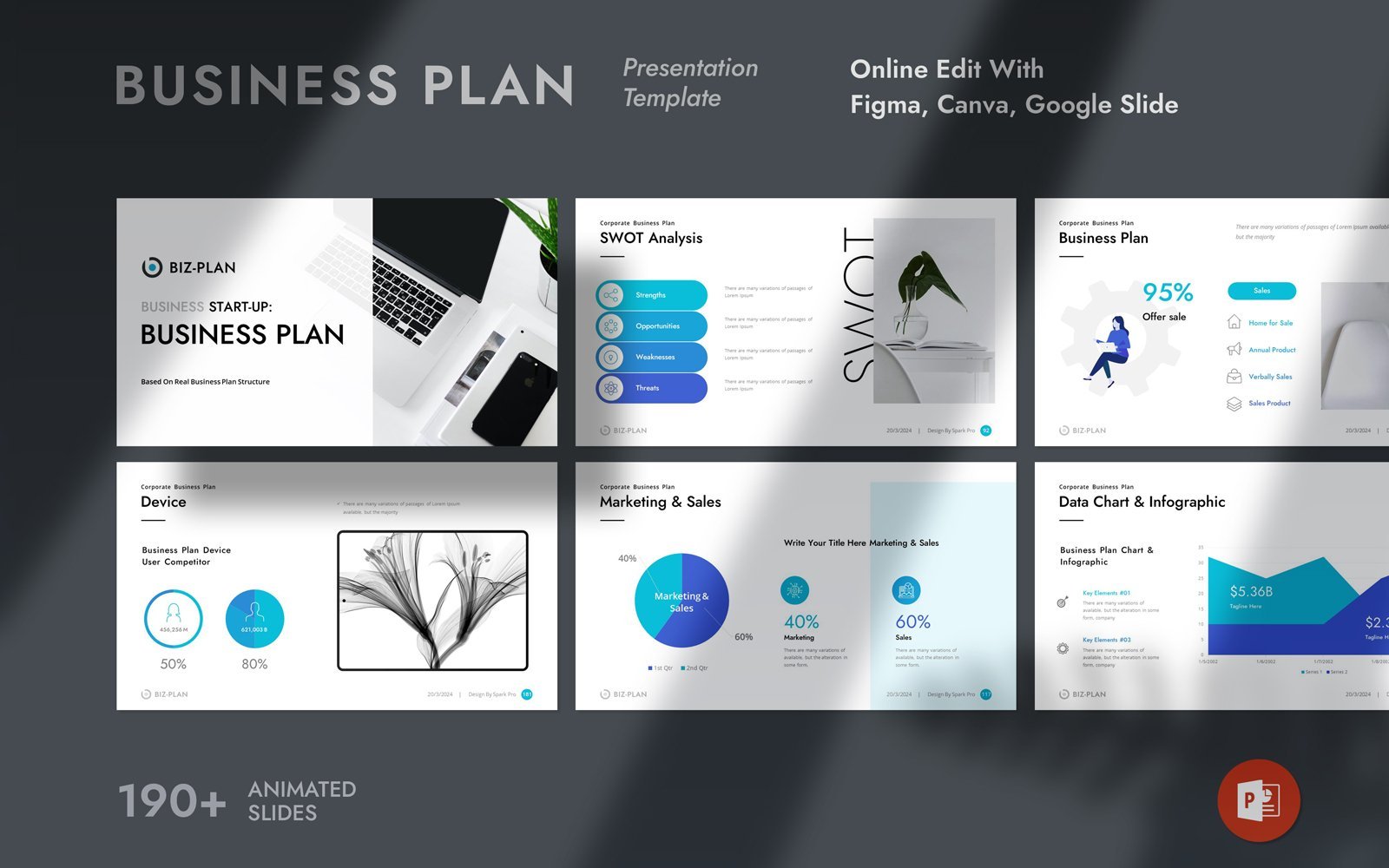 Kit Graphique #301544 Business Plan Web Design - Logo template Preview