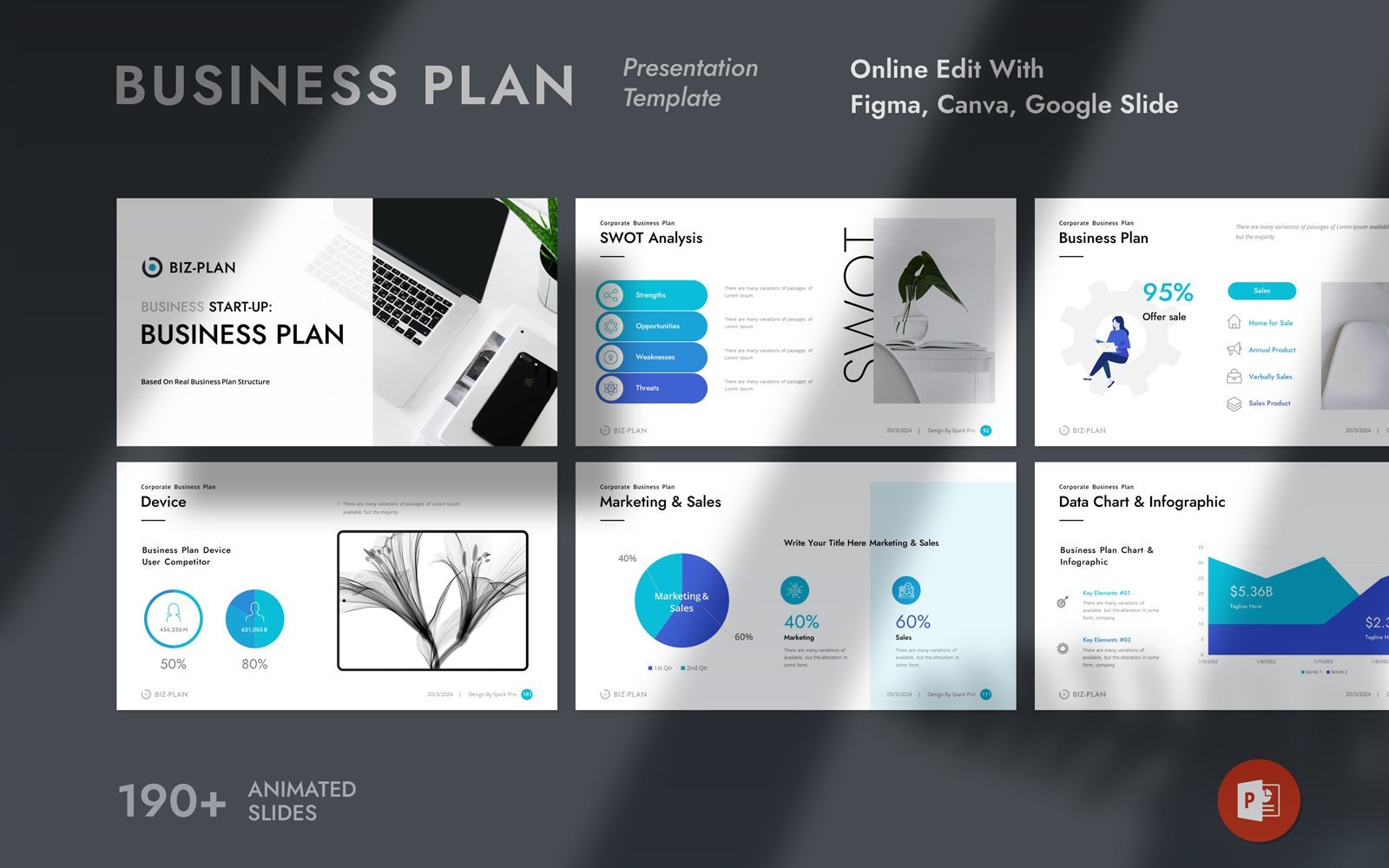 Kit Graphique #301544 Businessplan Business Divers Modles Web - Logo template Preview