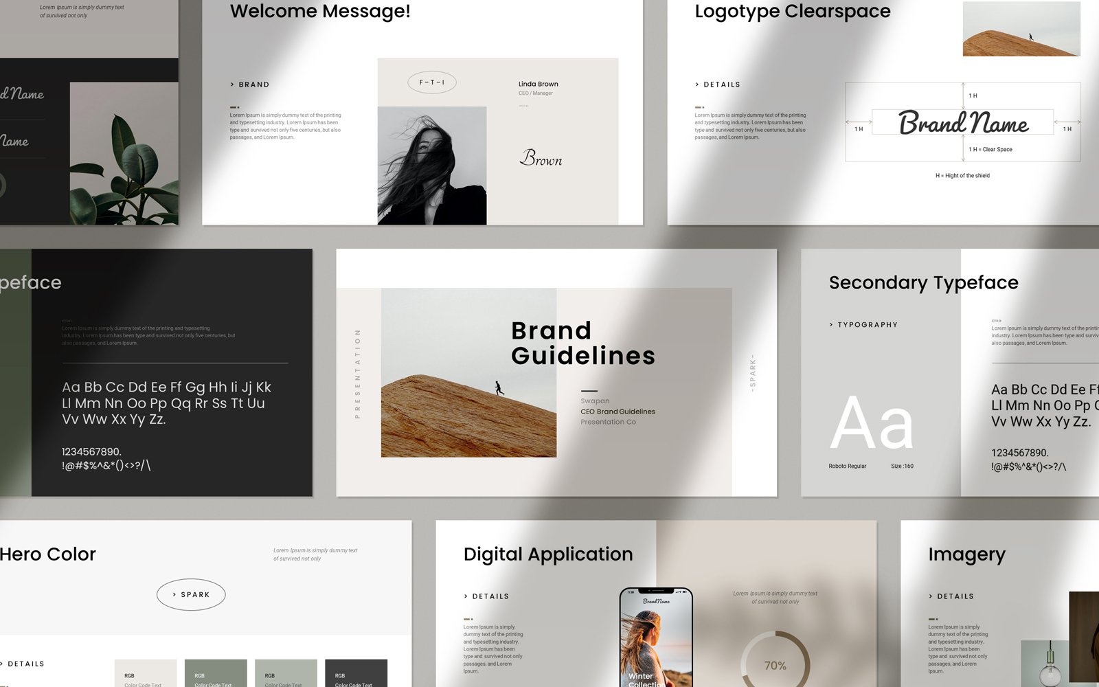 Kit Graphique #301547 Guidelines Template Web Design - Logo template Preview