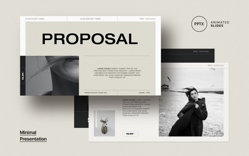 Brand Proposal Template Layout PowerPoint Template