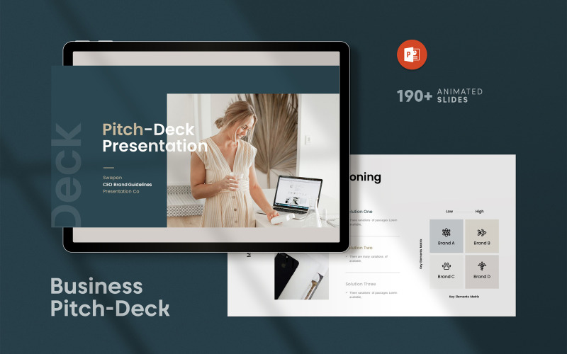 Business Pitch Deck PowerPoint PowerPoint Template