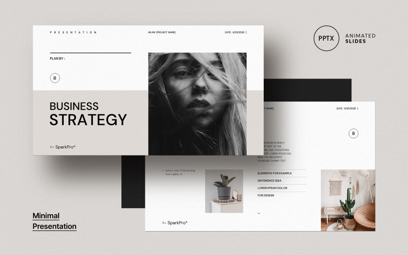 Business Strategy Template PowerPoint Template