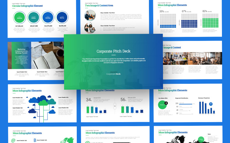 Corporate Pitch Deck Google Slides Template