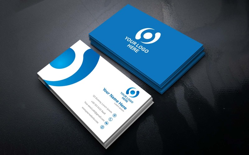 Creative And Modern Company Business Card Design - Corporate Identity
