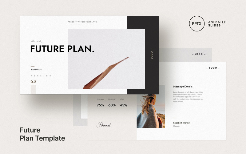 Future Plan Template Layout PowerPoint Template