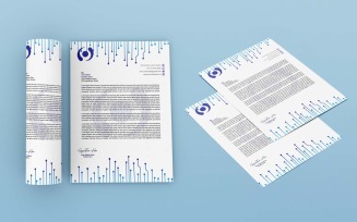 Professional And Creative Technology Company Letterhead- Corporate Identity