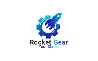 Rocket Logo, Startup Rocket Logo, Launching Logo