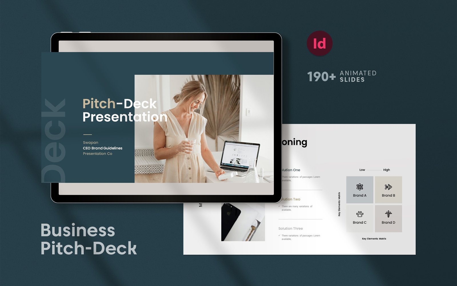 Template #301684 Pitch Deck Webdesign Template - Logo template Preview