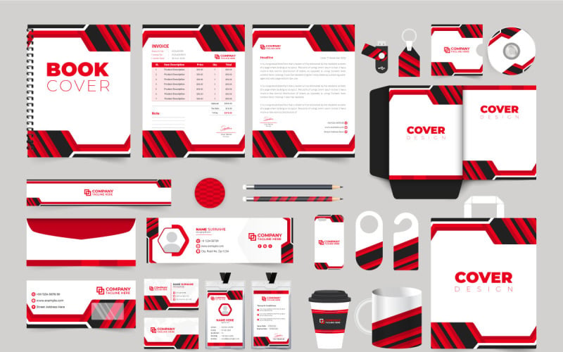 Brand identity template collection Corporate Identity