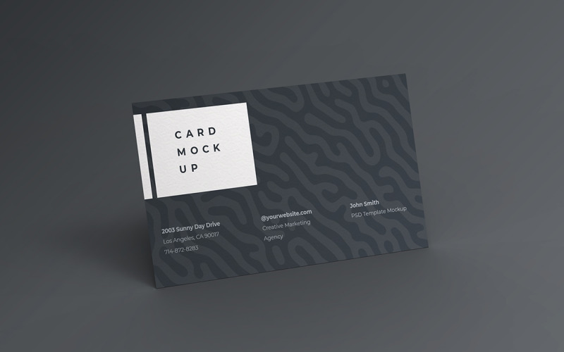 Business Card Mockup PSD Template Vol 58 Product Mockup