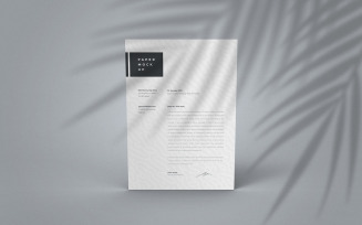 Flyer and Letter Mockup PSD Template Vol 20