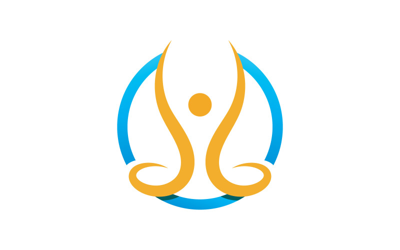 Community network and social Health Logo icon design template V 22 Logo Template