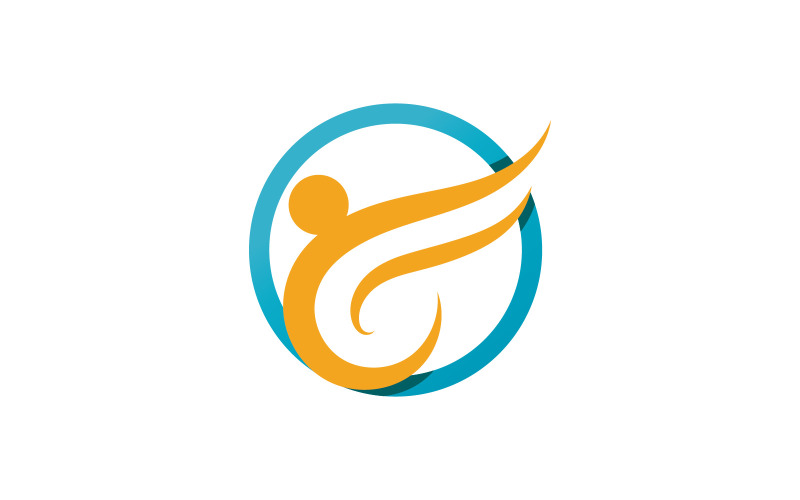 Community network and social Health Logo icon design template V 3 Logo Template