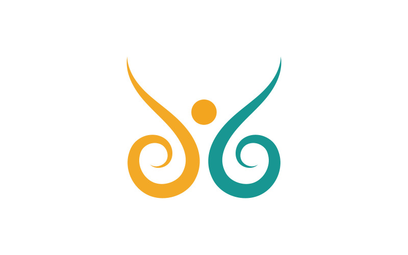 Community network and social Health Logo icon design template V 5 Logo Template
