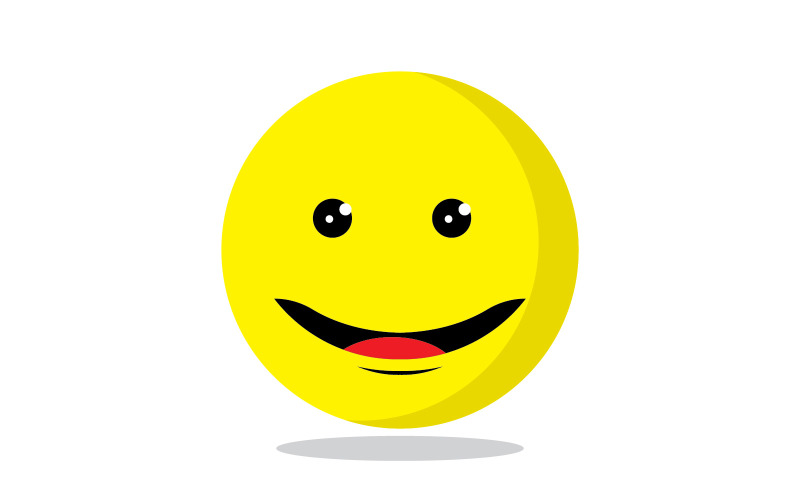 Smile emote Vector Template Design V15 Logo Template