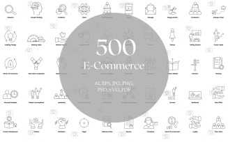 Big Business Icon Set - 500 Icons