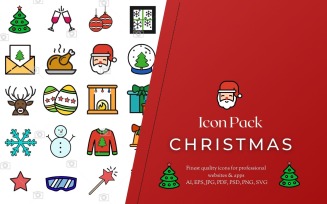 Christmas Icon Pack (50 ICONS)