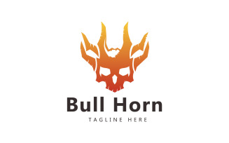 Horn Logo. Bull Horn Logo Template