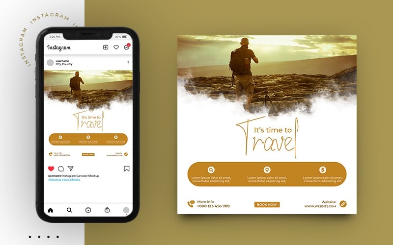Template #301947 Banner Travel Webdesign Template - Logo template Preview