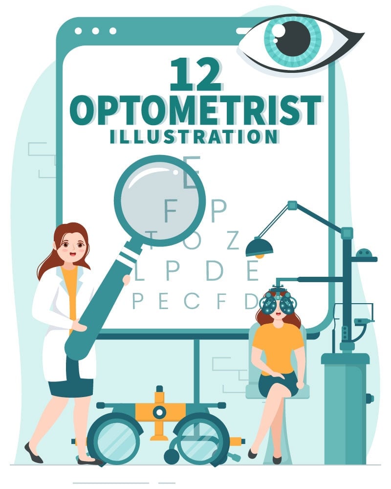 Kit Graphique #301981 Optometrist Eyesight Divers Modles Web - Logo template Preview
