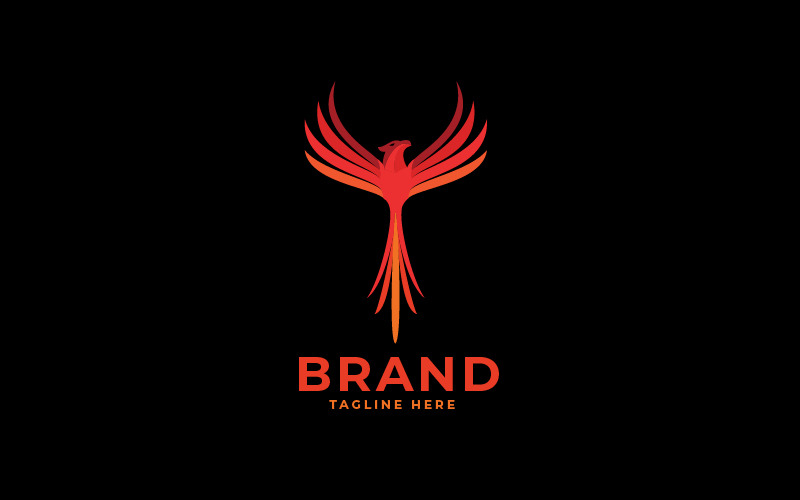 Phoenix Logo ( Mytolhogy Animal ) Logo Template