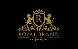 Royal Lion Heraldic Logos