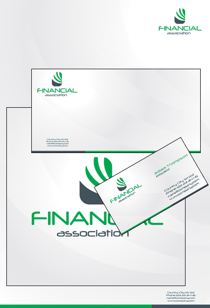 Financial Advisor Corporate Identity Template Vector Corporate Identity preview