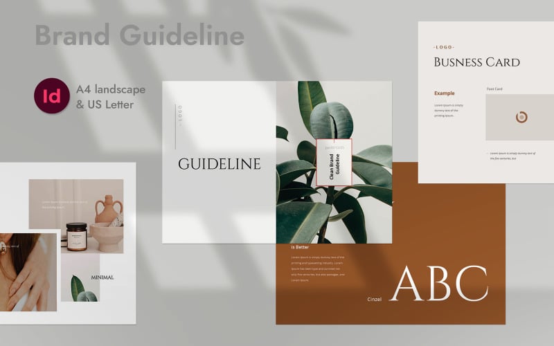 Brand Guideline InDesign Layout Corporate Identity