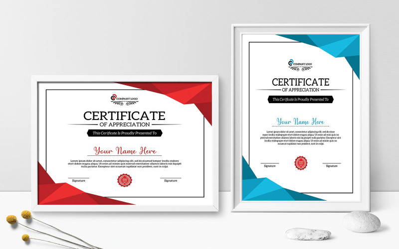 Certificate or Diploma Templates Certificate Template