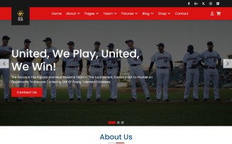 Falcon - Cricket & Sports Club HTML5 Website Template