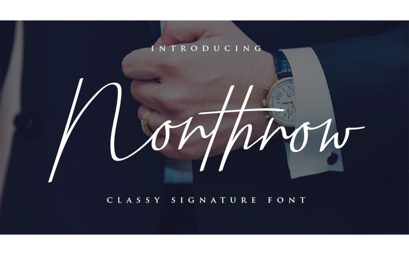 Northrow Handwriting Font