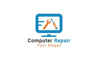 PC Repair Logo, Software Development Logo, Computer Repair Logo