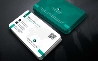 Personal or Office Business Card Template V.004