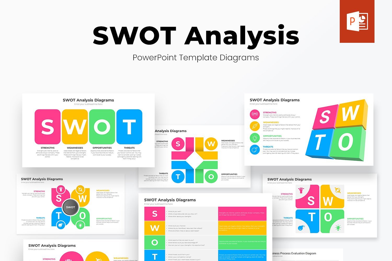 Kit Graphique #302181 Analyses Swot Web Design - Logo template Preview