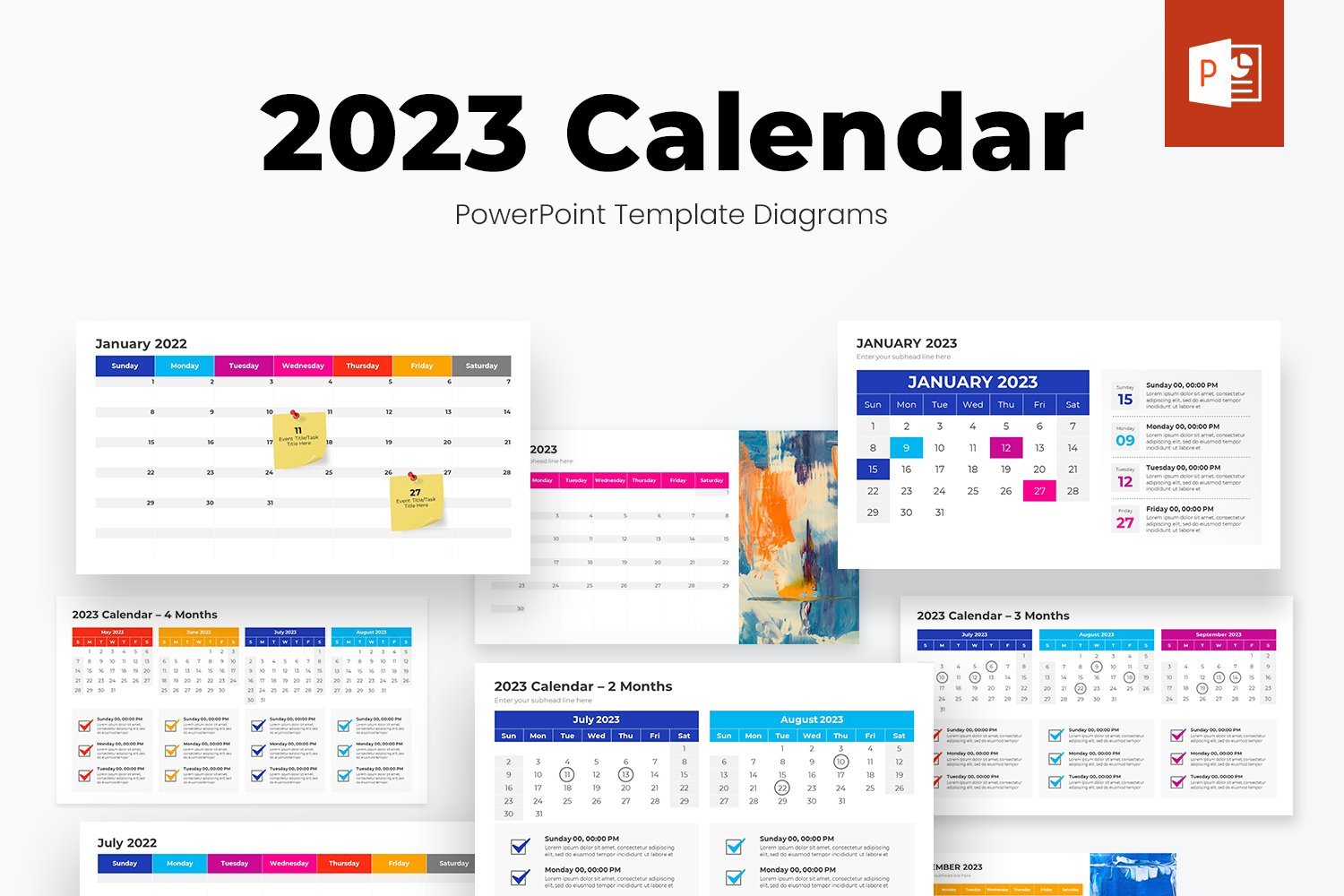 Kit Graphique #302186 Calendar Agency Divers Modles Web - Logo template Preview